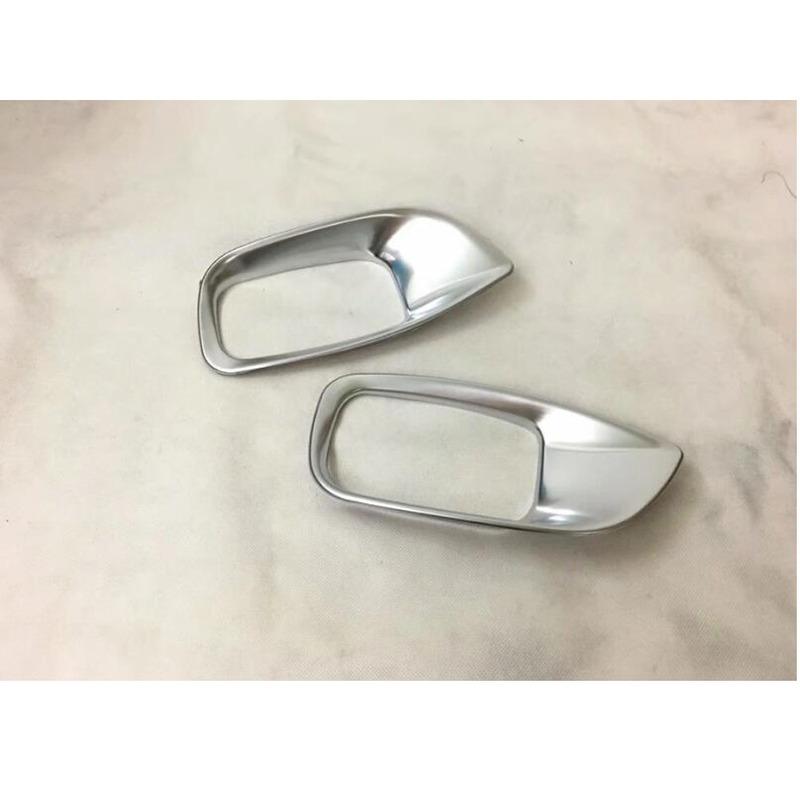 For Jaguar F-PACE FPace 2016 2017 2018   Car Body Styling Cover ABS Seat Adjustment Knob Button Switch Trim 2pcs