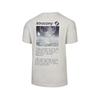 Saucony Natural Echo Fashion Comfortable Versatile Loose Short Sleeve T-Shirt Unisex Tops Off-White SA3259ST52O-HS018