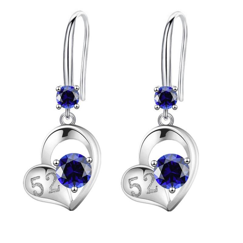 

Серьги Женские Длинные Тонкие Для Лица Вставка Подвеска Сердцевидные Серьги-Крючки EG-1