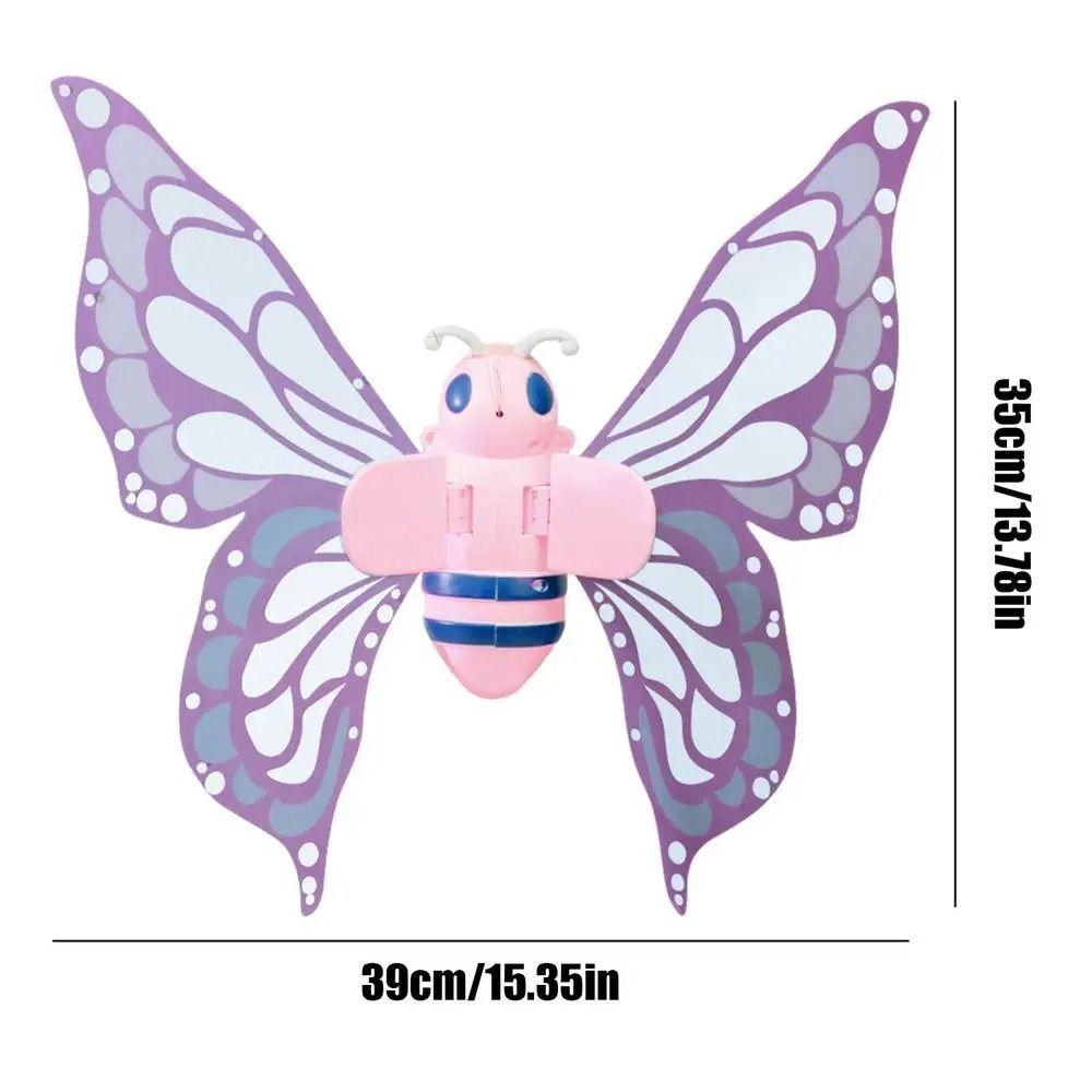 DIY Assembly Electric Butterfly Wings With Lights Fairy Flying Toy Cosplay