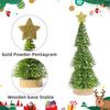 Mini Christmas Tree Decoration Small Desktop Ornament Reusable Holiday Essential Festive Party Atmosphere Enhancer