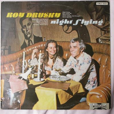 LP Record ROY DRUSKY - Night Flying CMLF1023 Checkmate 1976 UK Country Used