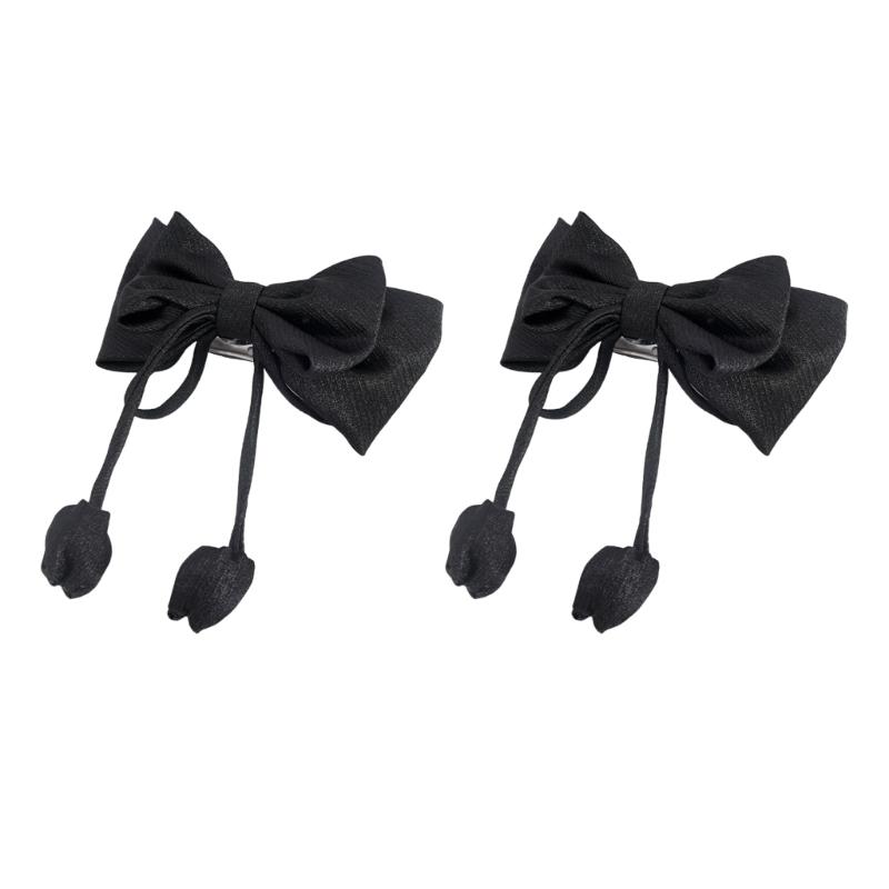 2Pieces Elegant Rose Bowknot Curtain Holdbacks Clips Window Drapery Tiebacks Buckles Wedding Accessories Decoration