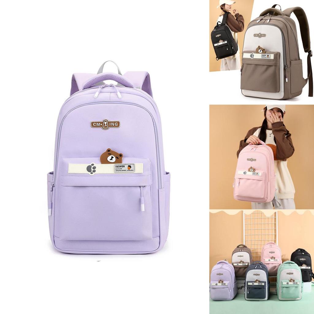 New Style Student Backpack For 3-6 Grade Primary School Kids Cartoon Bag With Large Capacity