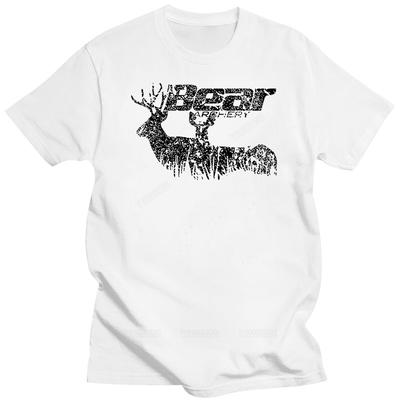 Erwachsenen-T-Shirt-Tops Teenager Baumwoll-T-Shirt Heißer Verkauf Mode OS Ausrüstung Used-Look - Bear Archery Doe T-Shirt T-Shirt männlich T-Shirt