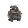 Alloy Brass Kirin Lion Incense Burner Vintage Chinese Style Vintage Alloy Incense Burner Mini Size Sandalwood Censer