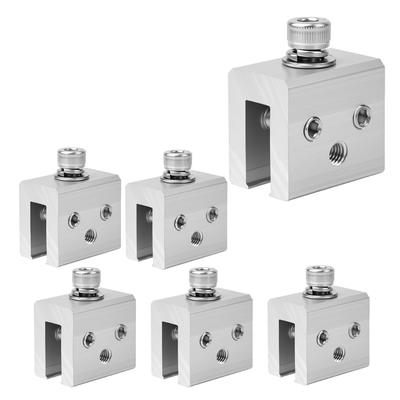 6Pcs Metal Roof Panel Clamps For Standing Seam Metal Roof Clamp for Heat Cable Snow Guards Attachment Solar Panel