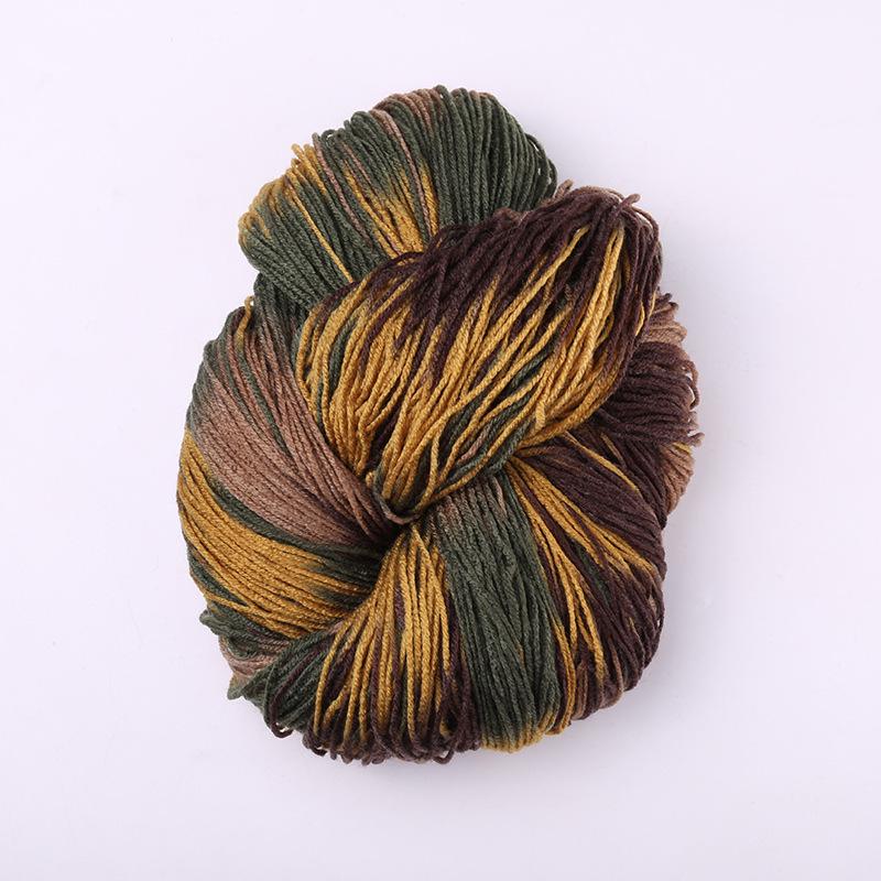 Four-Strand Segment-Dyed Pure Acrylic Medium-Thick Yarn for Hand-Woven DIY Projects