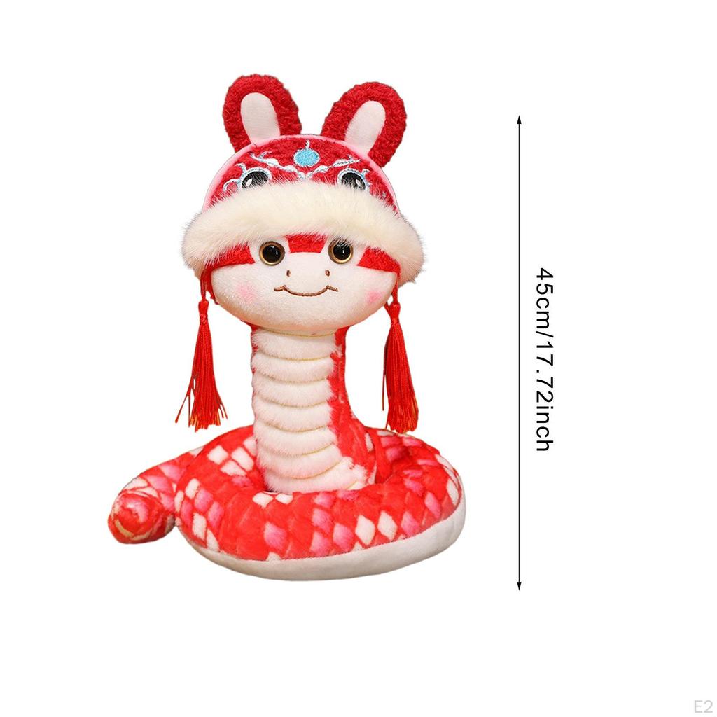 Chinese Snake Plush Toy Animal Figure for Souvenir And Celebrations