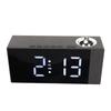 Projektions Digitaler Wecker 180 Grad Drehung Helligkeit Einstellbar USB-Aufladung LED Wecker für das Büro