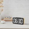 Large LED Display Digital Clock with Snooze Function 12/24Hr Bedroom Clock