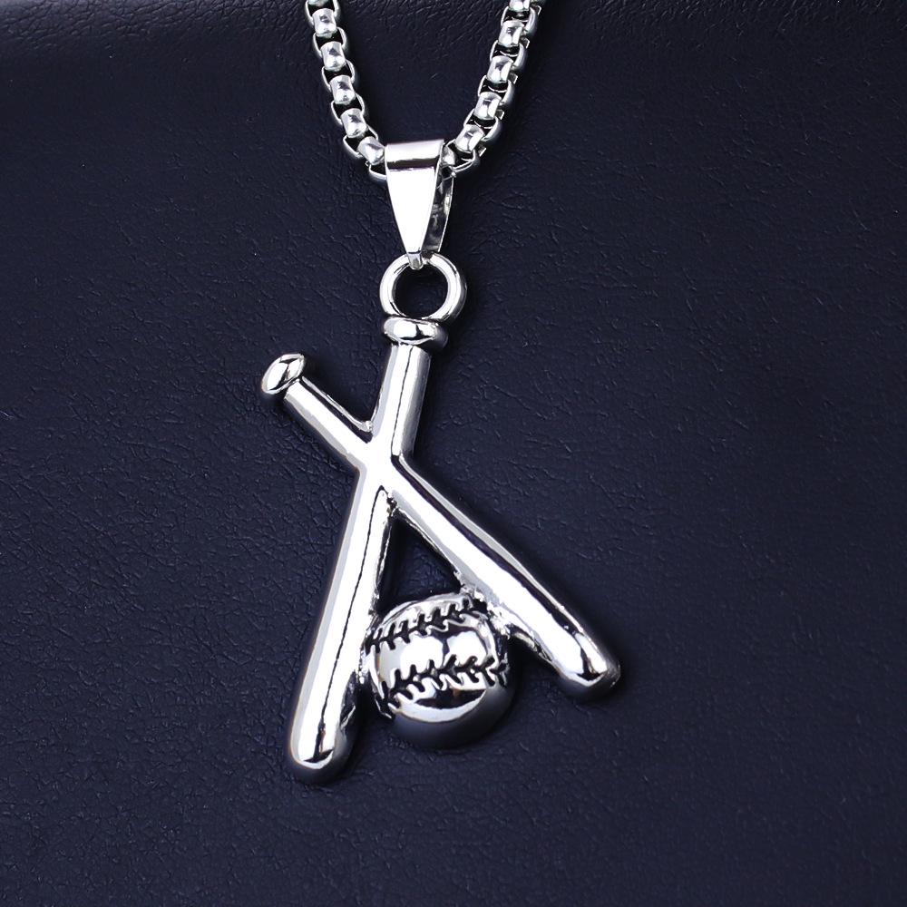 European Viking Titanium Steel Rune Necklace with Stainless Steel Spearhead and Compass Pendant