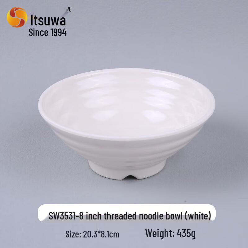 Wuhe Commercial Melamine Ribbed Noodle Bowl