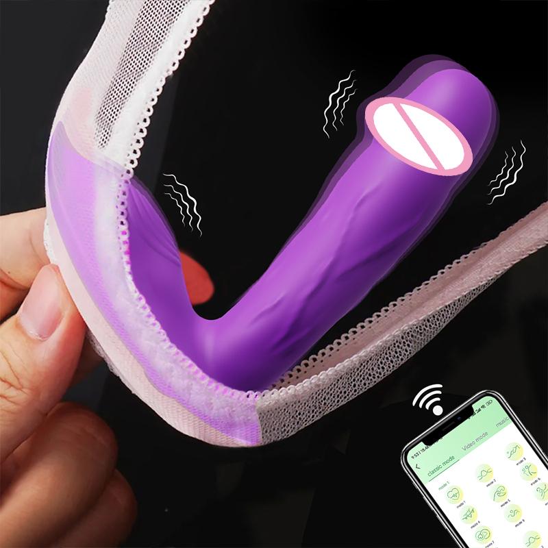 APP Bluetooth Control Sexy Adult Female Vagina Vibrator Female Clitoris Stimulator Dildo Vibrator Adult Sex Toys for Women 18