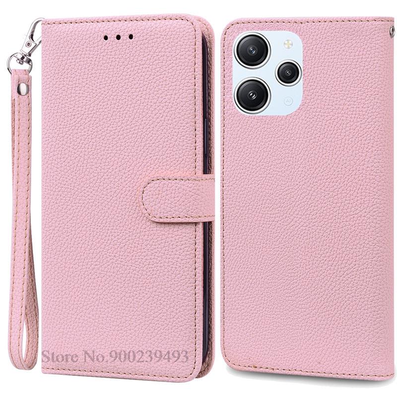 For Xiaomi Redmi 12 Case Silicon Leather Wallet Flip Case For Redmi 12 4G Cover Protector Phone Case for Redmi 12 5G Coque Funda