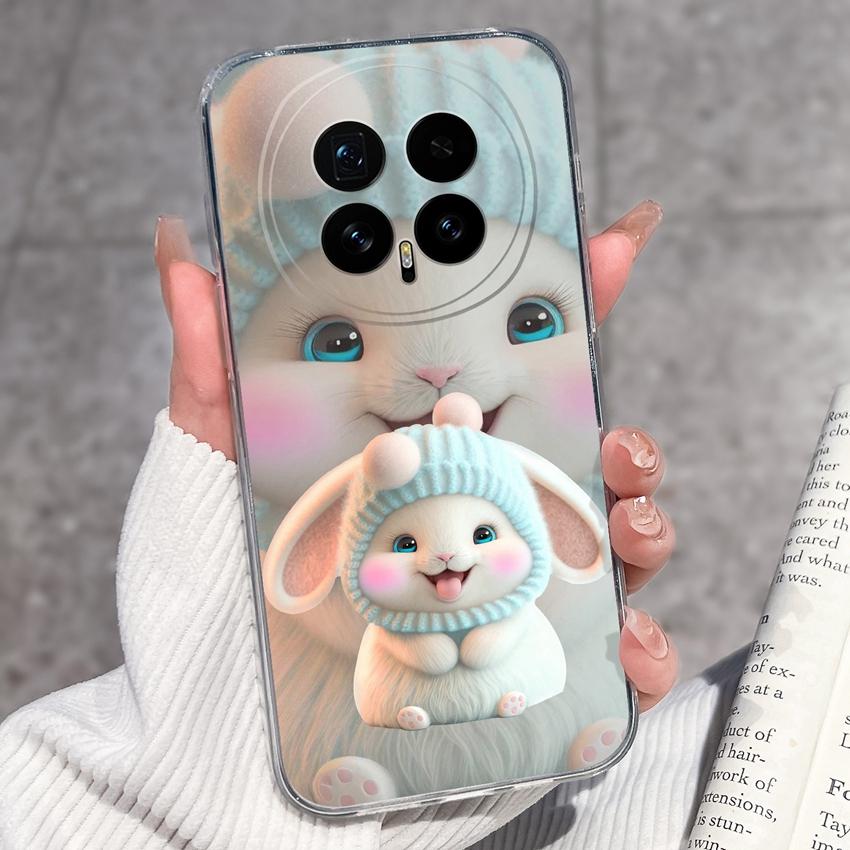 Für Huawei Honor Magic8 7 6 5 Pro Nova 12 Ultra 12i Handyhülle Schönes Blumenmuster Transparentes Silikon Vollschutzhülle Für Huawei Gehäuse