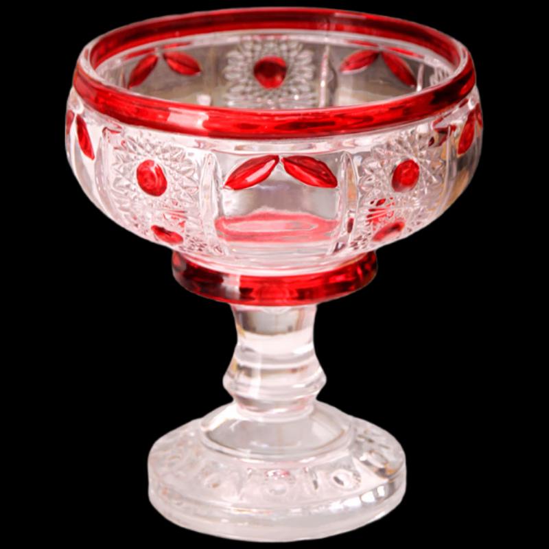 Flavinmci Ręcznie Malowana Kryształowa Szklana Misa Podstawka