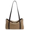 Autumn and winter retro niche suede bag women's 2025 new commuter versatile shoulder underarm bag tote bag