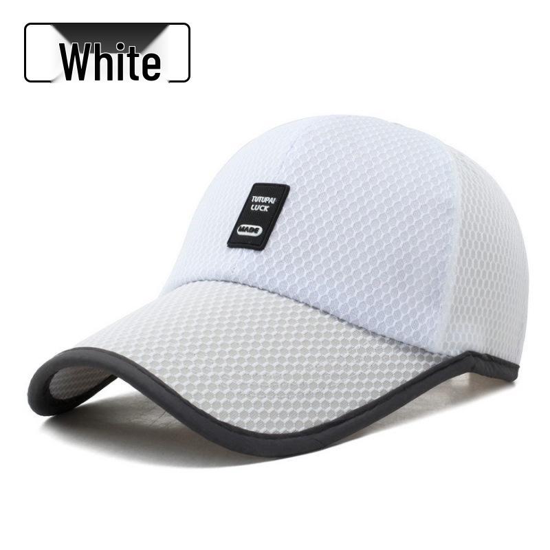 Men's Extended Brim Outdoor Fishing Cap with Sun Protection