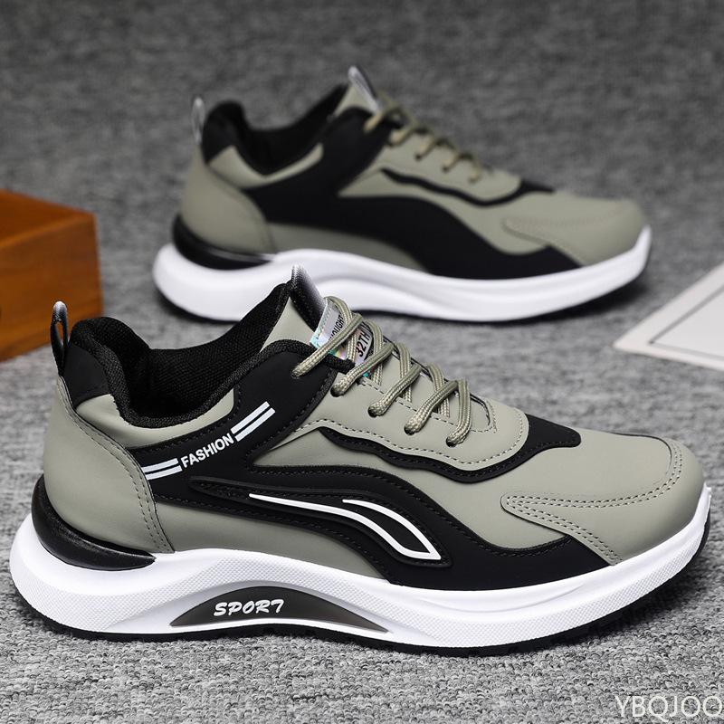 Spring Autumn Men's Waterproof Casual Shoes Wear resistant Anti slip Running Sports Shoes New Trendy Versatile Low cut Shoes