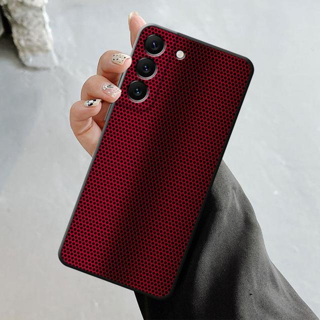 Luxury Carbon Fiber Texture Phone Shell For Samsung Galaxy S23 S22 S21 S20 Fe Ultra S10 S9 S8 Plus Note 20ultra 10plus Case