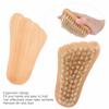 Nail Brush Travel Portable Wooden Foot Hands Fingernail Toenail Cleaning Scrub Brush for Men Women