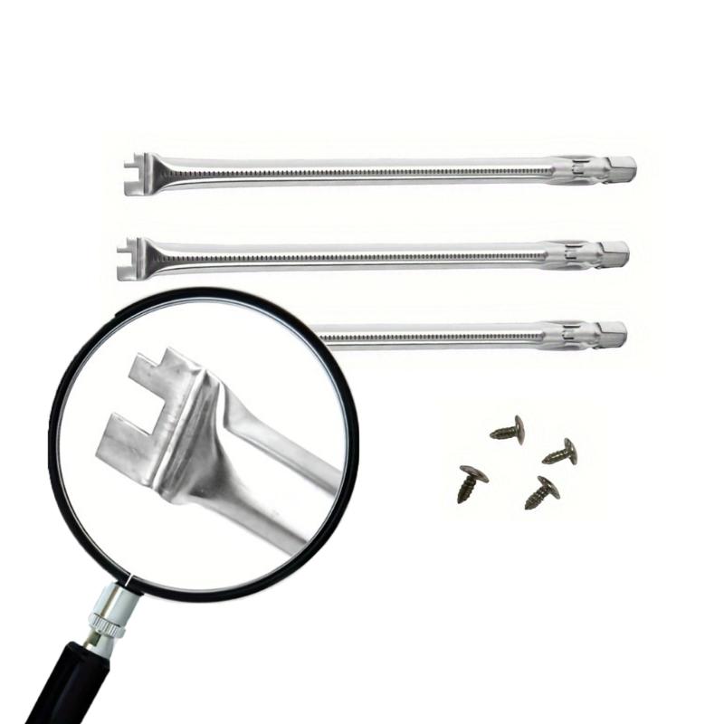Easy Installation Burners Tube Set Suitable for Optimal Grill Efficiency Featuring Corrosion Resistance and Simple Setup