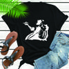 Unisex MJ Dance Evolution T-shirt MJ Tee King of Pop Tshirt Retro Dance Graphic Shirts Summer Short Sleeves Tops Fans Gifts