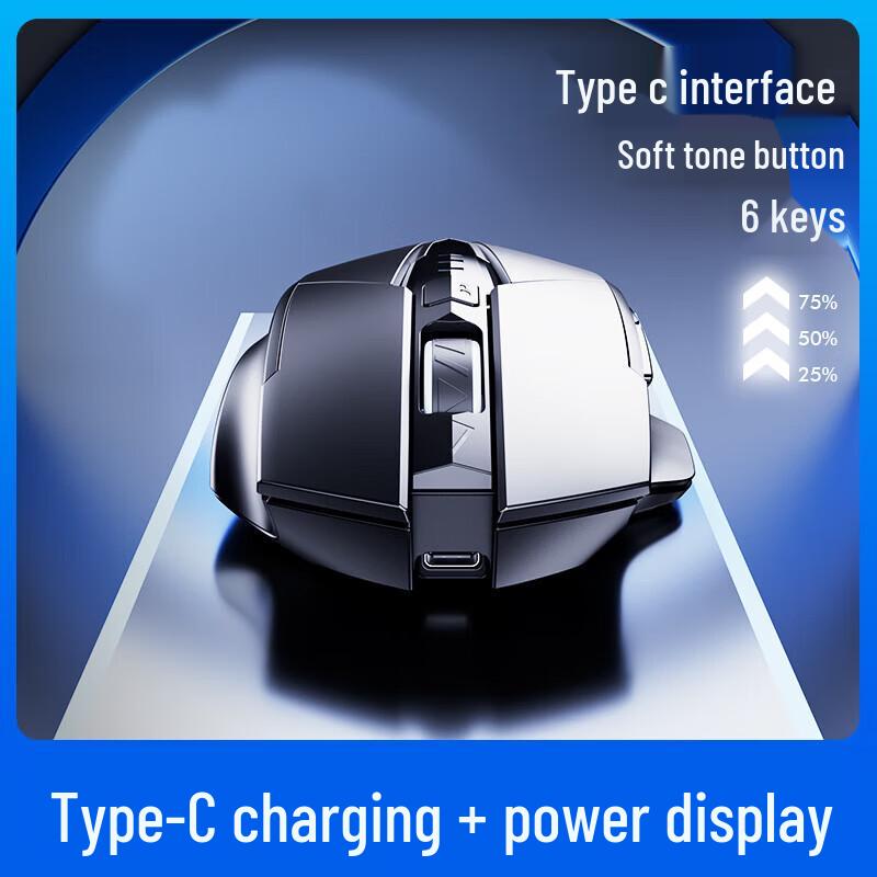 INPHIC A1 Wireless Bluetooth Triple-Mode Rechargeable Silent Mouse
