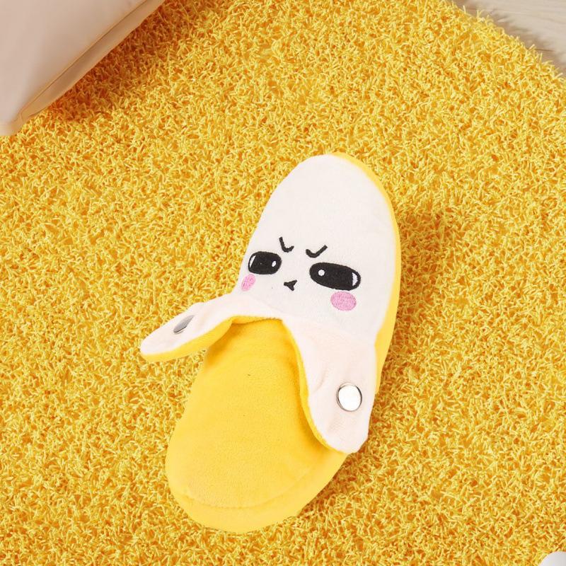 Banana Baby Beat Sensing Creative Fruit Novelty Parent-Child Musical Interactive Piano Toy Plush Doll Christmas Gift