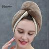 Thickened Hair Wrap for Women Towel Wrap, Microfiber Absorbent Turban, Quick Dry, Bath Accessories Long Anti-Frizz Drying Thick Curly Comfortable