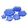 6-Piece Multi-Size Silicone Food-Grade Fresh-Keeping Lids & Bowl Covers