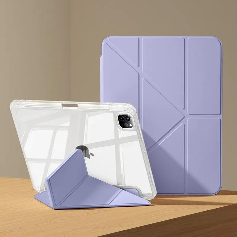 Y Fold Magnetic Case For iPad A16  Air5 Air4 iPad Air11 13 M3 M2 M4 M5 Pro11 13 12.9 10th 9th 8th 6th 5th 10.9 10.5 10.2 9.7