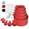 10-Piece Colorful Food-Grade PP Baking Measuring Cup & Spoon Set