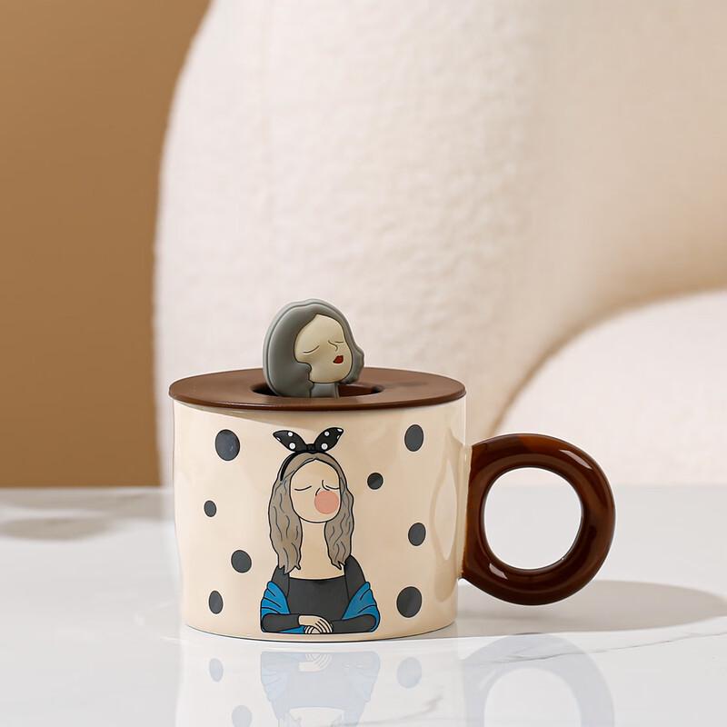 Shangheng Ceramic Bubble Bow Girl Mug