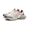 Li Ning Xingji Cushioning Abrasion Resistant Breathable Low top Chunky Sneakers Women's White Gray AGCW088-5