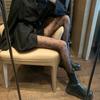 Sexy Women Tights Gothic Bows Print Seamless Pantyhose Sock Summer Transparent Mesh Nylon Stretch Stockings Black Female Hosiery