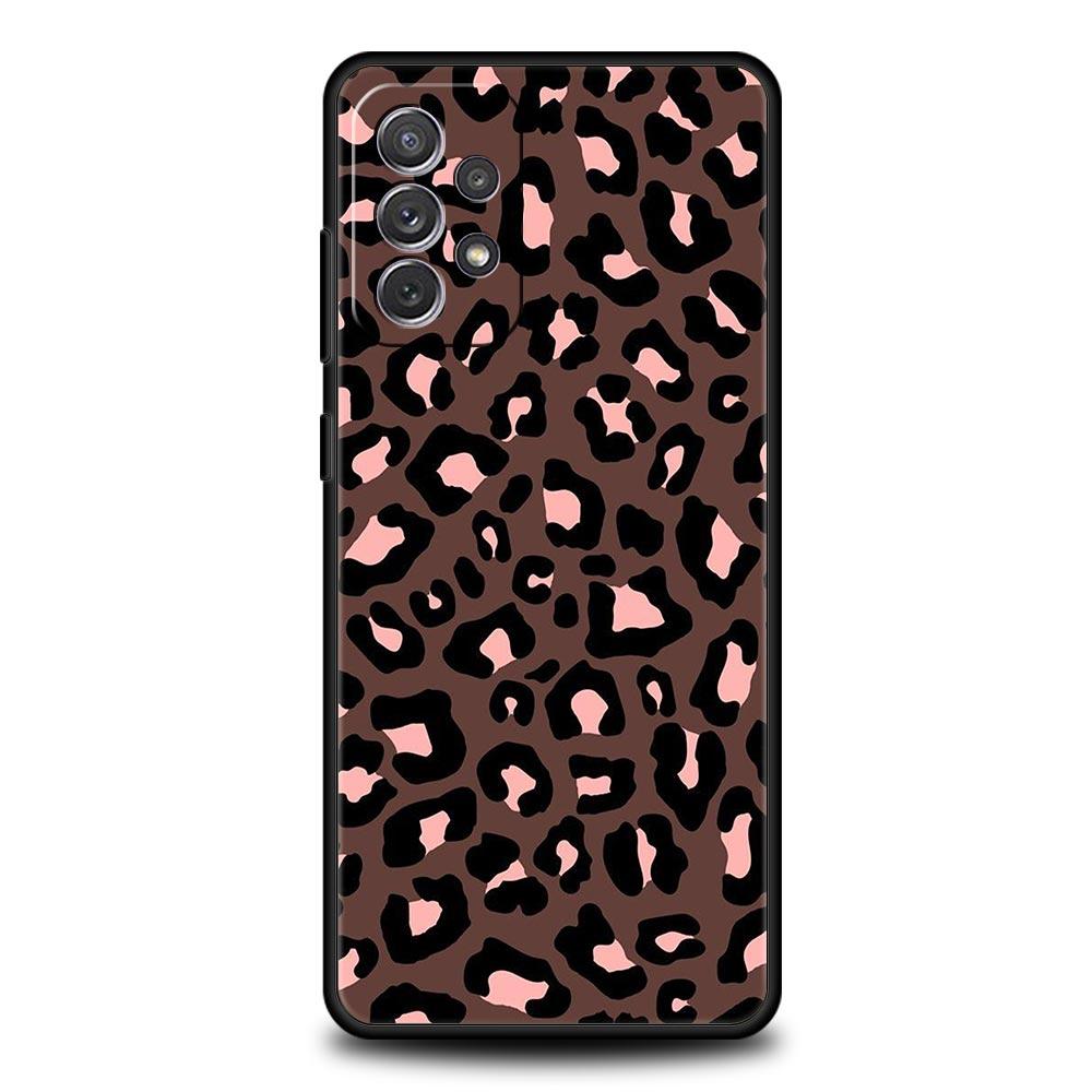Moderne Handyhülle mit Tiger-Leopardenmuster für Samsung A15 A13 A51 A71 A41 A31 A21S A03S A05 A35 A55 A23 A25 A33 A53 A73 5G Hülle
