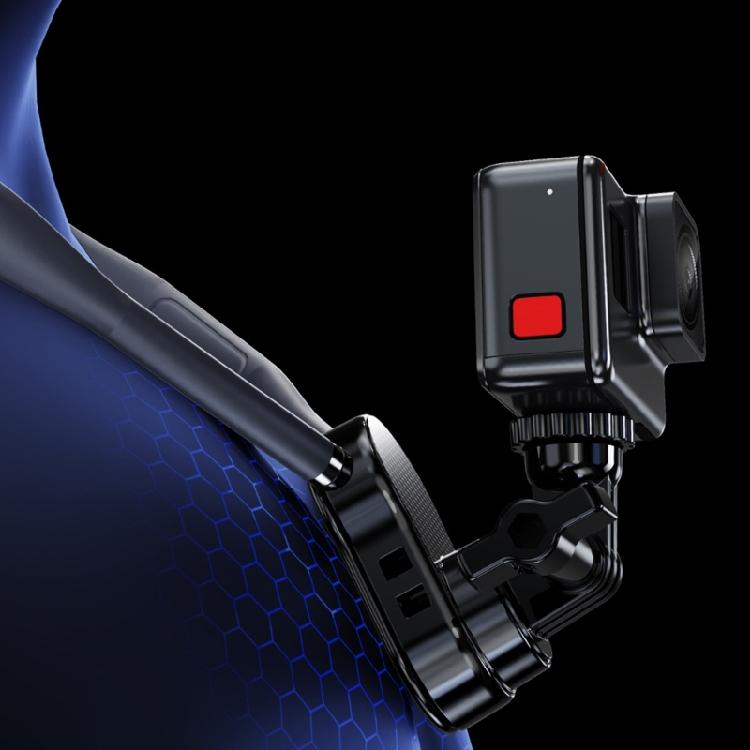 Portable AntiVibration Camera POV Neck Mount With MultiAngle Adjustment For Action Camera And Mobile Phones Holder