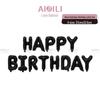 Beautiful Birthday Balloon Set: Happy Birthday Letter Aluminum Foil Decorations