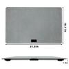 Large scale with maximum weight accuracy suitable for large dogs dog/animal 80x50cm, non-slip pad, 100kg, 10g, black,