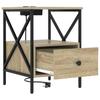Nightstand Sonoma Oak 41.5 x 40.5 x 55 cm Particleboard
