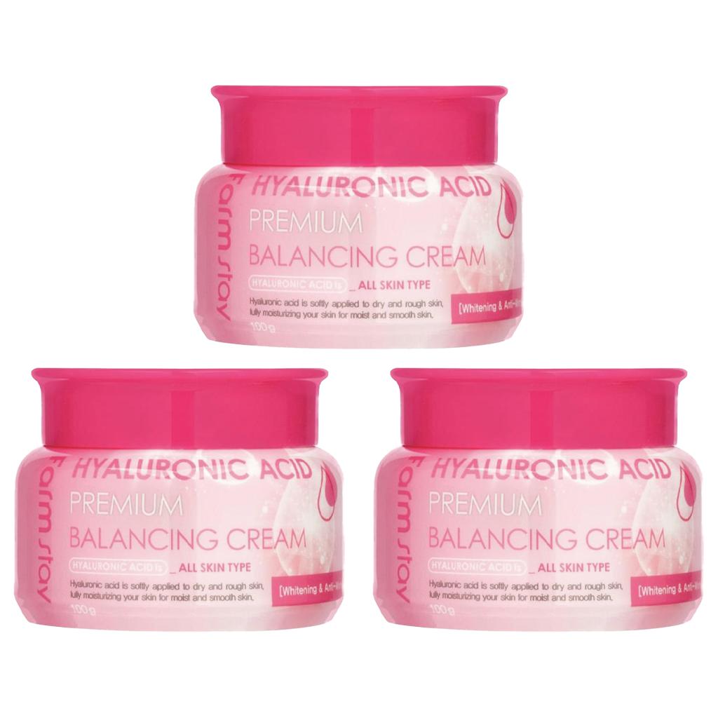 FARM STAY Hyaluronic Acid Premium Balancing Cream 100g (3 Options)