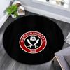 Sheffield United Football Club Round Area Rug,Carpet Rug for Living Room Bedroom Sofa Playroom Decor,Non-slip Floor Mat