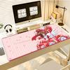 Gaming Mouse PadDesk Mat Antislip Stitched Edges Cute Magical Anime Girl  Pink Wand Print Gaming Keyboard Mat for Gamers
