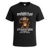 My Mind Is A Dangerous Place Funny Animal T-Shirt For Mens Novelty Tee Top