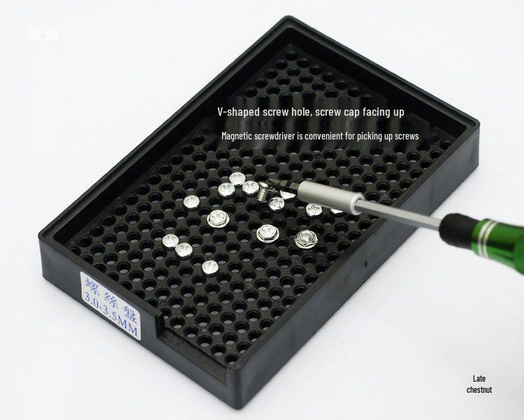 Anti-static Stackable Screw Storage Tray for Electric Screwdrivers
