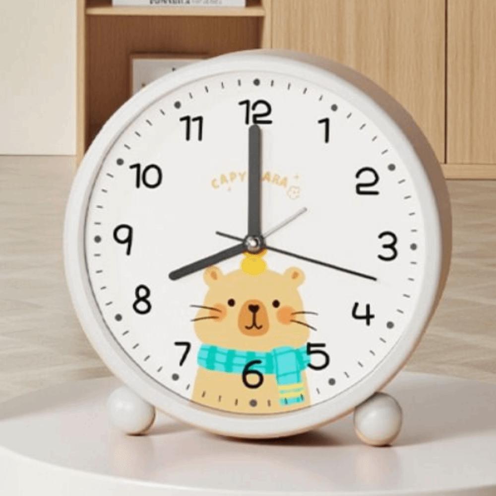 Silent Quite Tabletop Alarm Timer Cartoon Desk Clock Time Planning Clock  Desk Decoration