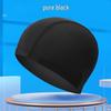 High-Elastic Polyester Swim Cap for Adults - Solid Color with Independent Packaging
