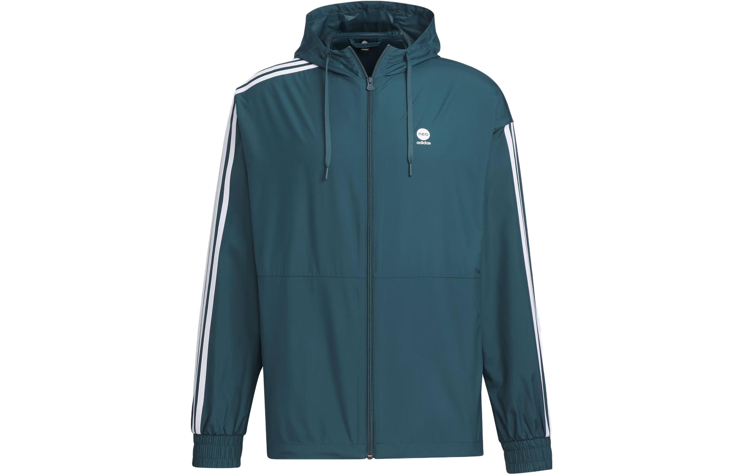 Куртки Adidas Neo Унисекс Арктический Океан Синий С Капюшоном Умеренные Другие IK5048 L
